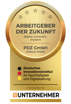 Arbeitgeber der Zukunft Siegel PDZ GmbH